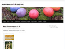 Tablet Screenshot of horn-keramik-kunst.de
